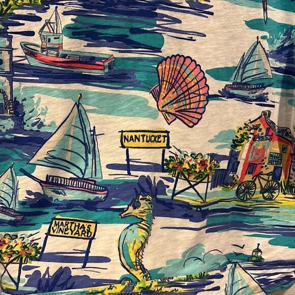 Martha’s Vineyard and Nantucket women’s size medium zip up cotton jacket - Picture 13 of 16